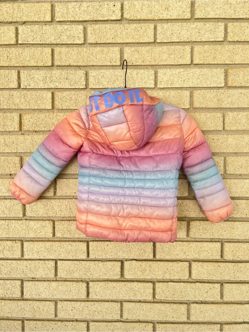Nike Toddler Girls' Ombre Pink Purple Puffer Jacket